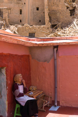 06 Woman In Her Mud Home, Afella Ighir, Morocco
