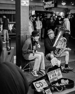 Buskers at Pike Place Market