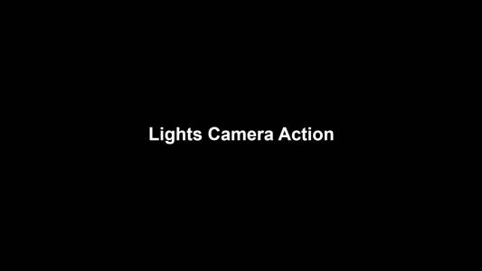 23a Lights Camera Action