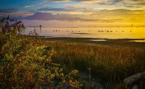 Traboulay Trail Sunset - Jerry Photo - Steve Edit